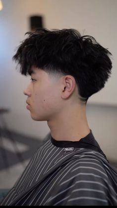 Low Taper Mullet Middle Part, Blowout Haircut Men, Mid Taper Fringe, Asian Middle Part Mullet, Modern Mullet Middle Part, Asian Blowout Taper, Mid Taper Mullet Straight Hair, Muller Hairstyle Men, Low Taper Middle Part