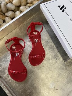 Affordable Red Summer Sandals, Cheap Red Summer Sandals, Cheap Red Sandals For Summer, Flat Strappy Sandals, Travel Sandals, Red Jelly, Elegant Mini Dress, Strappy Sandals Flat, Girl Closet