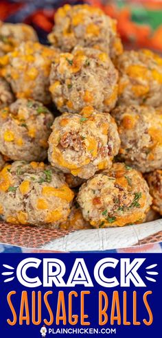 Best Sausage Ball Recipe, Cream Cheese Sausage Balls, Sausage Balls Recipe, Ranch Mix, Best Sausage