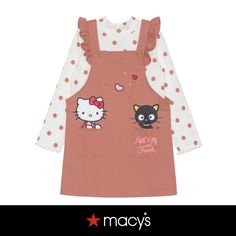 in stock Girls Long Sleeve, Long Sleeve Top, Baby Toys, Long Sleeve Tops, Sleeve Top, Hello Kitty, Girls Dresses, In Store, Buy Online