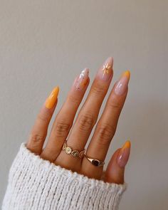 50+ Stunning Orange Nails You Need To Try; floral nails! This includes orange nails acrylic, orange nails ideas, orange nails summer, orange nails spring, orange nails short, orange nails design, orange nails aesthetic, orange nails with flowers, orange nails almond & more! This also includes, orange nail art, orange nails acrylic short, orange nail designs, orange nail designs summer, orange nail polish, summer nails, summer nails ideas, spring nails & more! #orangenails #orangenailsideas Summer Perfumes, Amazon Things, Girl Routine, Accessories Outfit, Hygiene Tips, Aesthetic Girly, Gel Acrylic Nails, Routine Skincare