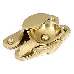 an image of a brass plated door hinge