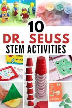 10 Dr. Seuss STEM Activities! – The Homeschool Resource Room Seuss Stem Activities, Dr Seuss Stem Activities, Dr Seuss Stem, Stem Challenges For Kids, Bartholomew And The Oobleck, Challenges For Kids, Dr Seuss Preschool, Stem Activities For Kids, Stem Activities Preschool