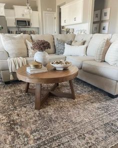 the living room is clean and ready to be used for entertaining in someone's home