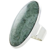 Simple jade makes quite a strong statement in this elegant elongated ring design. From Novica, in association with National Geographic. Jade Ring, Artisan Craft, National Geographic, Ring Designs, Jade, Gemstone Rings, Jewelry Rings, Gemstones, Ring