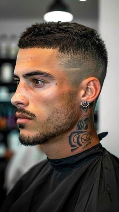 22 Ideas Ultimate Guide to Short Hair and Beard Styles for Men in 2024: Trends, Cuts, and Timeless Looks Haircut Reference, Short Hair With Beard, Buzz Cut Hairstyles, Beard Styles Short