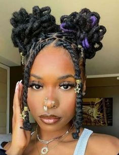 10 Cute Dreadlocks Hairstyles with Braids for Black Women 2025 - New Natural Hairstyles