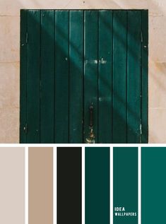 the color scheme is green and brown