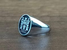 Special Ring Class Rings, Special Ring, Custom Ring, Personalized Rings, Family Crest, Coat Of Arms, Custom Rings, Rings Statement, Gold And Silver