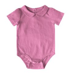 the peter pan babysuit - Only from Primary - Solid color kids clothes - No logos, slogans, or sequins - All under $25 Short Sleeve Bodysuit For Playtime, Cute Short Sleeve Bodysuit For Playtime, Fitted Short Sleeve Bodysuit For Playtime, Solid Short Sleeve Bodysuit For Playtime, Solid Color Short Sleeve Bodysuit For Playtime, Pink Short Sleeve Bodysuit, Basic Short Sleeve Solid Color Onesie, Solid Color Short Sleeve Onesie For Summer, Fitted Short Sleeve Cotton Onesie