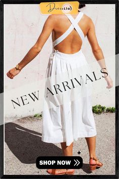 Halter Square Neck Backless Midi Dress The Endless Summer, Backless Midi Dress, Great Escape, Country Wedding Dresses, The Great Escape, Beach Lifestyle, Endless Summer, Country Wedding, Square Neck