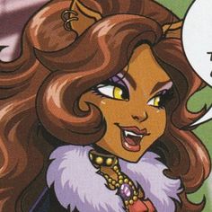 Clawdeen Wolf Pfp, Cartoon Werewolf, Wolf Monster, Wolf Comics, Werewolf Aesthetic, Clawdeen Wolf, Duos Icons