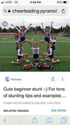 Easy Cheer Stunts, Peewee Cheer, Cheerleading Chants, Youth Cheerleading, Cheer Games, Cheer Dance Routines, Kids Cheering