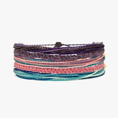 Dove Bracelet, Beachy Outfit, String Friendship Bracelets, Purple Sunset, Pura Vida Bracelets, Woven Bracelets, Take A Shower, Natural Life, Pink Mini