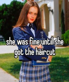 #gg #gilmoregirls #yale #haircut #rory #lorelai #rorygilmore #gilmore #show