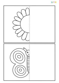 the letter g is for snail coloring page with numbers and pictures to color on it