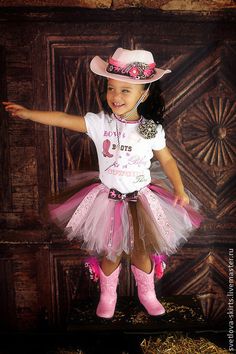 Clothing for girls, handmade. Fair Masters - handmade skirt of tulle "Cowboy." Handmade. Carnaval Kids, Cowgirl Tutu, Mode Country, Fabric Tutu, Toddler Tutu, Cowboy Girl, Looks Country