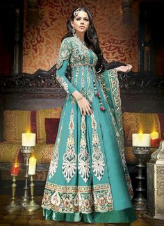 Beautiful Anarkali Suit Design Blue Pakistani Suit, अनारकली सूट, Chiffon Frock, भारतीय दुल्हन संबंधी, डिजाइनर कपड़े, Georgette Anarkali Suits, Latest Salwar Suits, Designer Salwar Kameez, Kameez Designs