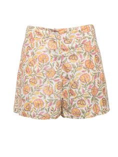 Classic shorts that complement the body, showing off the legs without being too short. Front button and zipper closure. Crafted in weightless cotton voile. 100% Cotton. Sizing: XS-34, S-36, M-38 Fitted High-waisted Cotton Pajama Shorts, Spring Beachwear Shorts, Beachwear Bottoms With Built-in Shorts, Cotton Beachwear Bottoms With Built-in Shorts, Cotton Beachwear Shorts, Short Leg Cotton Shorts For Beach, Beachwear Cotton Shorts, Short Leg Cotton Beach Shorts, Fitted Cotton Shorts