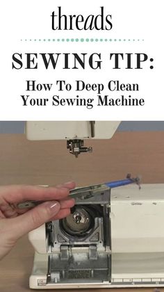 someone using a sewing machine to sew