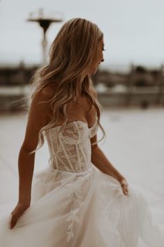 Airy Wedding Dress, Beach Reception, Wedding Dress With Corset, Galia Lahav Wedding Dress, Floral Wedding Gown, Sheer Corset, Galia Lahav, Elopement Dress, Wedding Dresses Corset