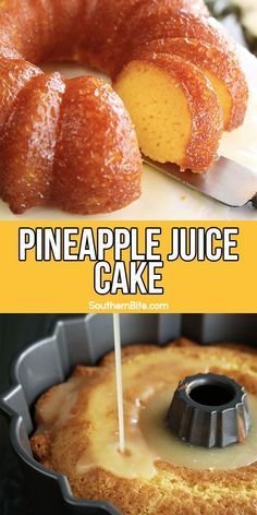 this pineapple juice cake is so easy to make