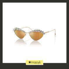 in stock Glamorous Gradient Lenses Sunglasses For Formal Occasions, Glamorous Formal Sunglasses With Gradient Lenses, Elegant Gold Sunglasses For Evening, Evening Sunglasses With Rhinestones, Elegant Sunglasses With Rhinestones, Elegant Rhinestone Glass Sunglasses, Elegant Rhinestone Sunglasses With Glass, Elegant Crystal Sunglasses For Party, Elegant Party Sunglasses With Mirrored Lenses