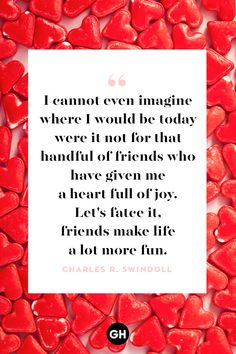 red hearts with a quote from charles r swindl on it