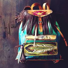 Western Backpack, Amanda Richardson, Vendor Ideas, Boho Backpack, Western Shoes