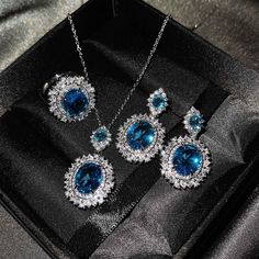 3 Color Available Super Shine Crystal Diamond Jewelry Sets | Crystal E – Huge Tomato Citrine Earrings Studs, Diamond Jewelry Set, Crystal Jewelry Sets, Fashion Jewelry Sets, Stone Pendant Necklace, Crystal Drop Earrings, Crystal Necklace Pendant, Blue Topaz Ring, Look At You