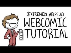 a man holding a cell phone next to the words extremely helpful webcomic tutor