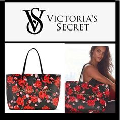 Floral Tote Versatile Carry-All, Signed With Logo In Scripted Letters At The Front. * Logo At Center Front Victoria's Secret Limited Edition 2019 Large Red Floral Rose Tote Bag Limited Edition Bag Height: Approximately 12" Bag Depth: 7" Bag Width: 20.5" Material: Faux Leather New & Never Used They Are From A Smoke Free And Pet Free Clean Home. Pls Don't Buy And Ask Me To Cancel Please Rate Promptly Or Communicate With Me Purchase Multiple Items To Save On Shipping!! Victoria's Secret Red Shopping Bag, Victoria's Secret Red Bag For Everyday Use, Victoria's Secret Red Bags For Everyday Use, Victoria's Secret Summer Shopping Bags, Victoria's Secret Spring Shopping Bags, Victoria's Secret Shopping Bags For Spring, Victoria's Secret Bags For Spring Shopping, Valentine's Day Shopping Tote Bag, Rose Tote Bag