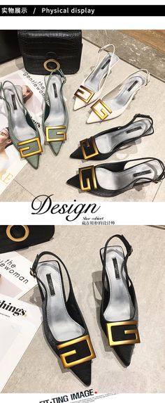 Women Pumps Fashion Ladies High Heels Soft Leather Heels Shoes Woman P – Sonicelife Ladies High Heels, Green Shoes, Shoes Woman, Birkenstock Gizeh, Heels Shoes, Cute Little Animals, Womens High Heels, Women's Pumps, Leather Heels