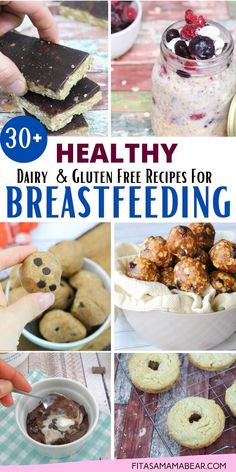 healthy dairy and gluen free recipes for breastfeeding