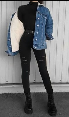 Tomboy Style Outfits, Outfit Jeans, 가을 패션, Teenage Fashion Outfits, Edgy Outfits, Winter Fashion Outfits, Teen Fashion Outfits, Looks Vintage, Outfit Casual