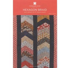 the hexagon braid quilt pattern is shown