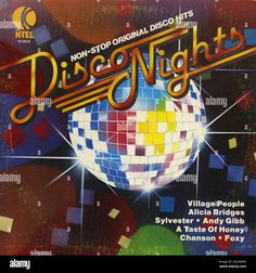 disco nights cd cover with an image of a disco ball