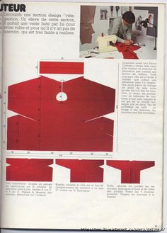 an article in the magazine shows how to make a paper model with scissors and tape