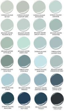 the different shades of gray paint