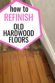 How to refinish old hardwood floors Fixing Hardwood Floors, Restore Wood Floors Without Sanding, How To Restain Wood Floors, How To Redo Wood Floors, Restoring Old Wood Floors, How To Strip Hardwood Floors, Hardwood Floors Refinish Before And After, How To Seal Hardwood Floors, Sanding Wood Floors Diy