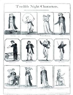 an old book with pictures of people in different costumes