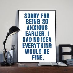 Quote Print, in a size of your choice. Happy Thoughts, Whiteboard, Emotional Health, Good Thoughts, Bones Funny, Great Quotes