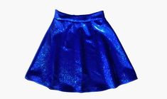 Blue Holographic Circle Skirt Festival Clothing, Blue Mini skirt, Sparkley High Waist Skirt Social Media Costumes, Plastic Skirt, Blue Skater Skirt, Blue Tights, Silver Skirt, Tie Dye Fashion, Circus Baby, Blue Mini Skirt, High Waist Skirt