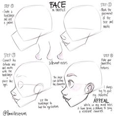 how to draw the face in 3 easy steps step by step instructions for beginners