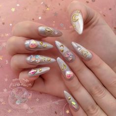 20 Kawaii Nail Designs That You Can't Resist Beautiful Dawn Designs Nail Ideas Kawaii, Cute Japanese Nails, Kawaii Nail Designs, Pastel Manicure, Simple Manicure, Kawaii Nail Art, Nail Art Stripes, Cute Short Nails, Super Cute Nails