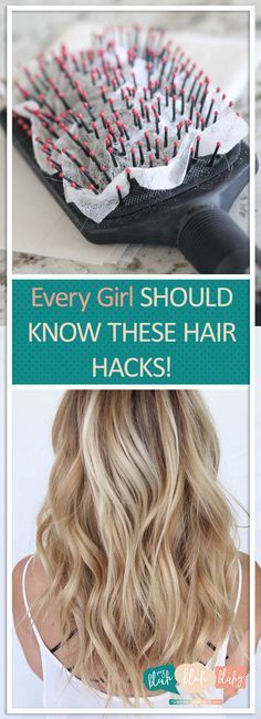 Beauty Hacks Hair, Hacks For Girls, Hacks Every Girl Should Know, Hacks Beauty, Makeup Tricks, Girl Tips, Girls Hair, Girls Life, Hair Dos