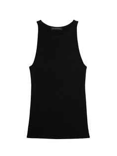 Ribbed Sweater Tank | Banana Republic Stretch Ribbed Crew Neck Tank Top, Fitted Tank Top With Ribbed Crew Neck, Fitted Crew Neck Tank Top With Ribbed Neckline, Ribbed Turtleneck Tank Top, Solid Ribbed High Neck Tank Top, High Stretch Ribbed Tank Top, Spring Ribbed High Neck Tank Top, Solid High Neck Ribbed Tank Top, Spring High Neck Ribbed Tank Top