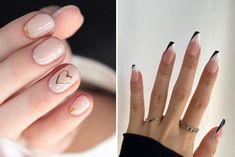 5 Korean Nail Designs You've Gotta Try In 2023 Korean Nail Trends, Korean Christmas, 2023 Image, Black And White Nail Designs, Nail 2023, 2023 Images, Korean Nail, Natural Nail Art, Nails Trend