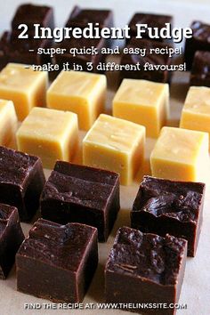 several squares of fudge sitting next to each other