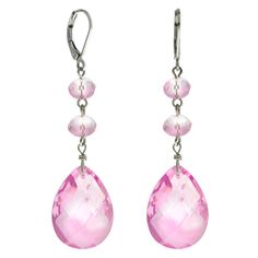 Fashionable & stunning, these Teardrop crystal drop earrings offer a classic glamour that's sure to catch attention. Features rondell & briolette glass crystals on euro wire. Available In Pink, Crystal Clear, Purple And Black Measurements: 2.7"L x 0.71"W Made In USA 1928 JEWELRY COLLECTION From the vaults of rich European capitals to the antique laden attics of old American estates, 1928 Jewelry has created modern replicas of the most beautiful, exquisite vintage jewelry ever made. For those who Channel Jewelry, Classic Glamour, 1928 Jewelry, Vintage Inspired Jewelry, Light Rose, Beaded Drop Earrings, Crystal Drop Earrings, Purple Crystals, Crystal Drop